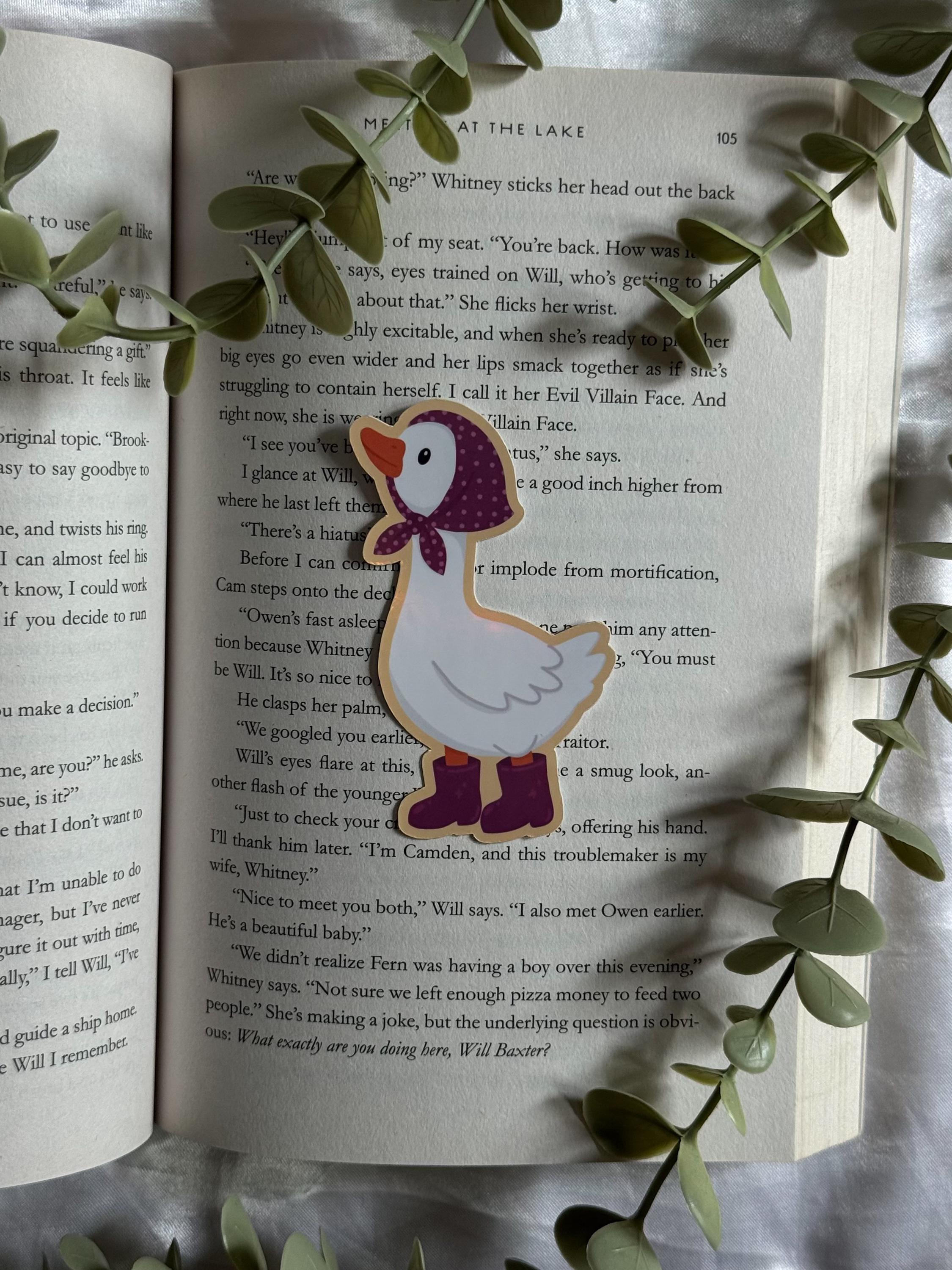 Babushka Goose - holographic sticker