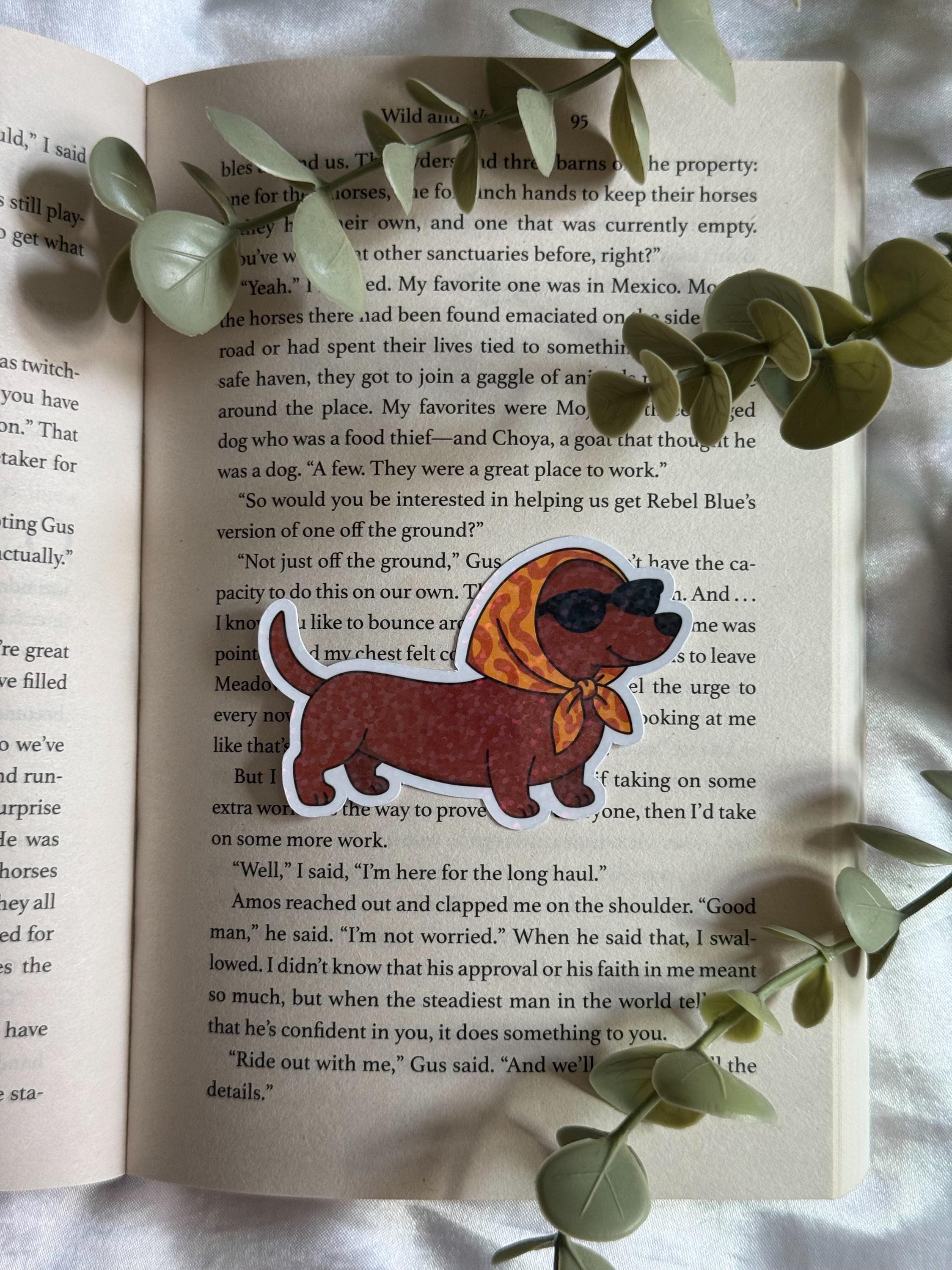 Babushka Dog - holographic sticker
