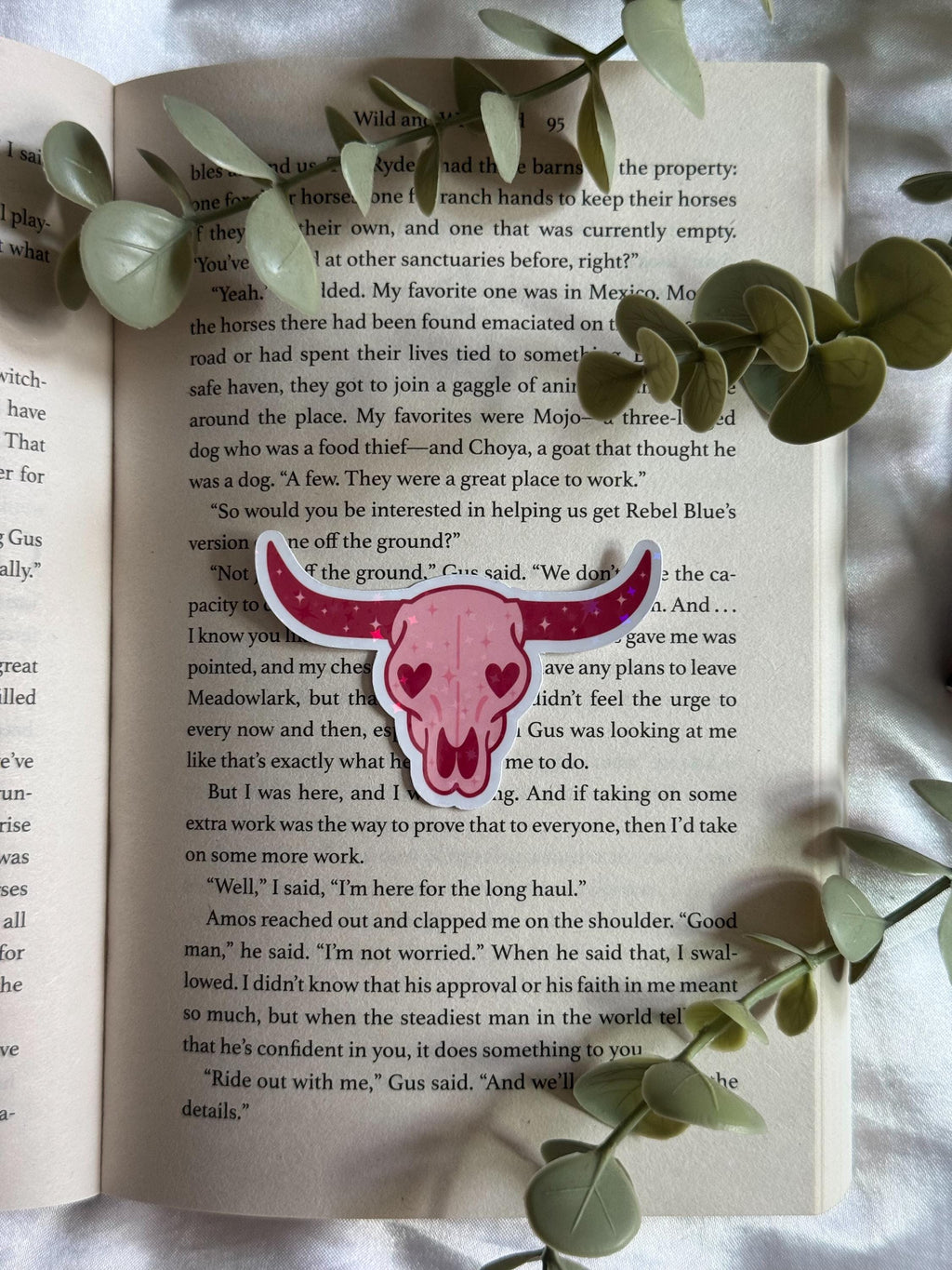 Wild West Beauty - holographic sticker