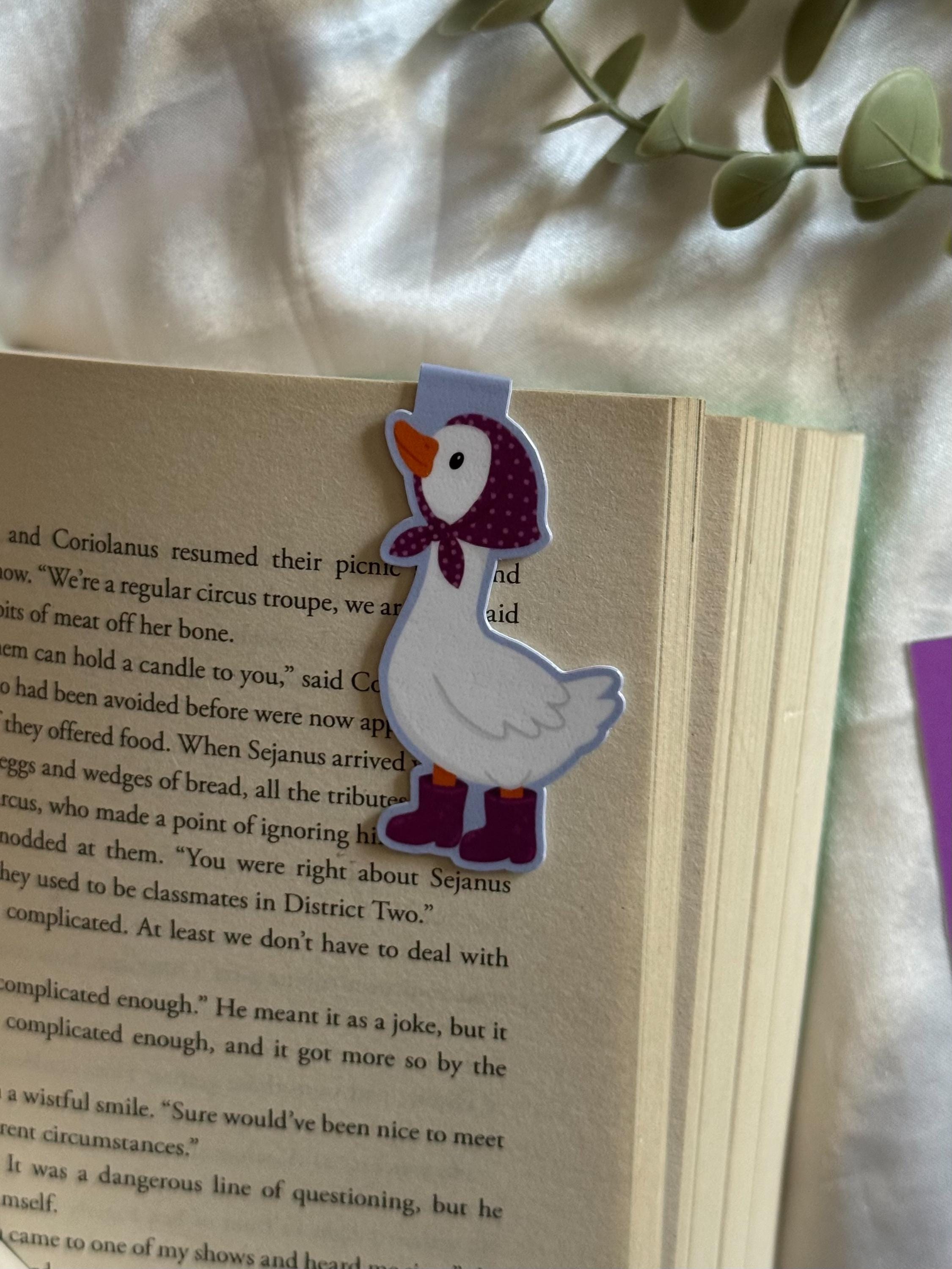 Babushka Goose - magnetic bookmark