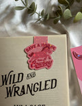 Wild West - magnetic bookmark