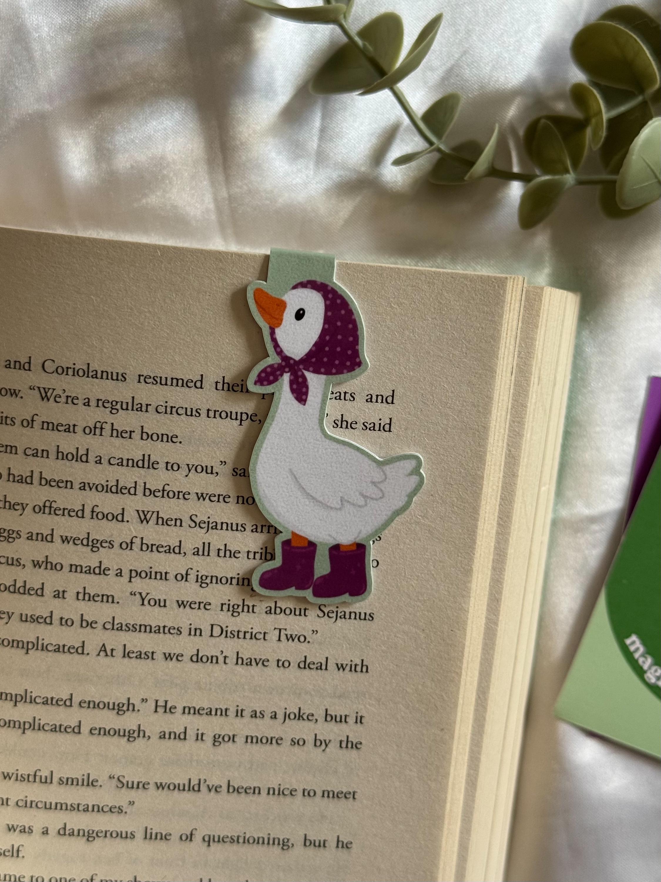 Babushka Goose - magnetic bookmark